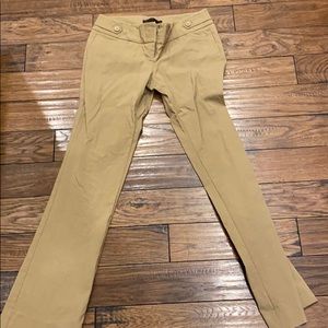 The Limited Exact stretch kaki bootcut pants